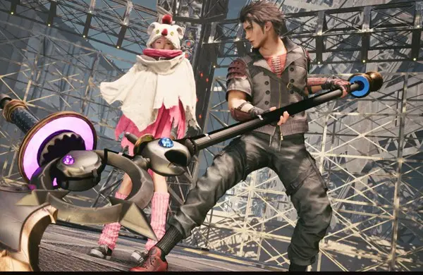 最终幻想7重制版魔法装甲玫瑰风替换索农法杖MOD