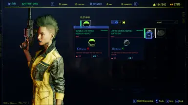 赛博朋克2077头发就是帽子MOD