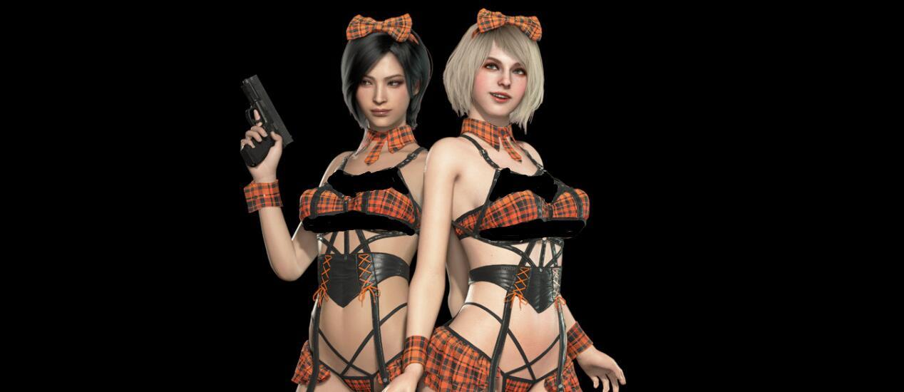 《生化危机4：重制版》艾达阿什莉橙色贴身内衣MOD[需要DLC]