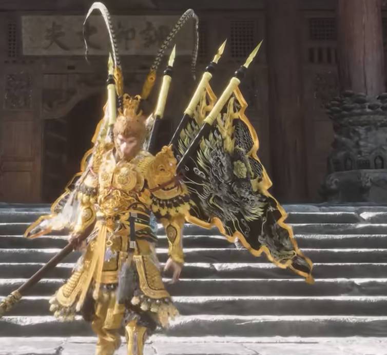 《黑神话:悟空》黑金大圣背旗版MOD