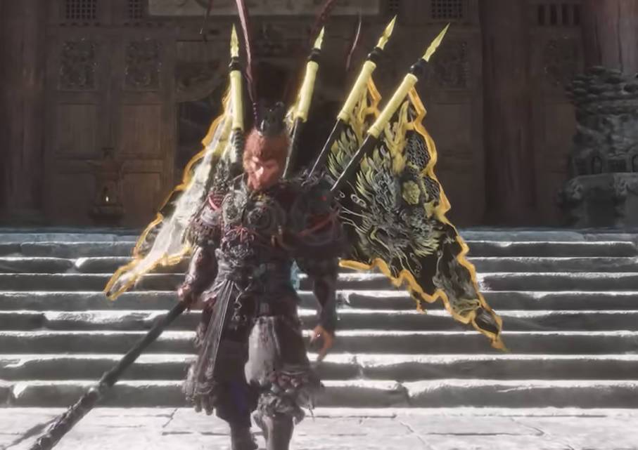 《黑神话:悟空》黑金大圣背旗版MOD