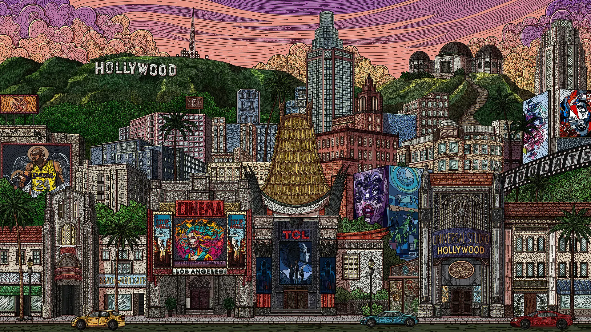 100 Los Angeles Cats壁纸